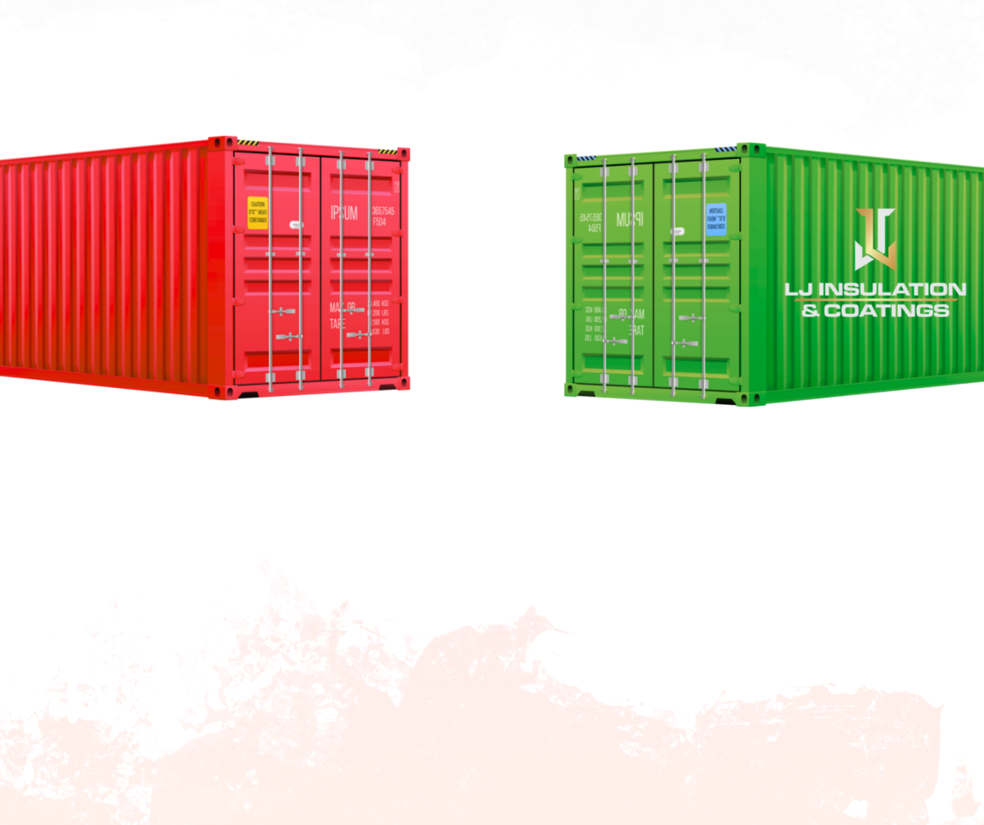 Shipping container insulated internally with closed-cell spray foam